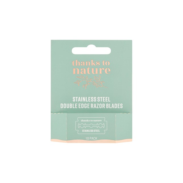 Thanks to Nature Double Edge Razor Blades 10 Pack